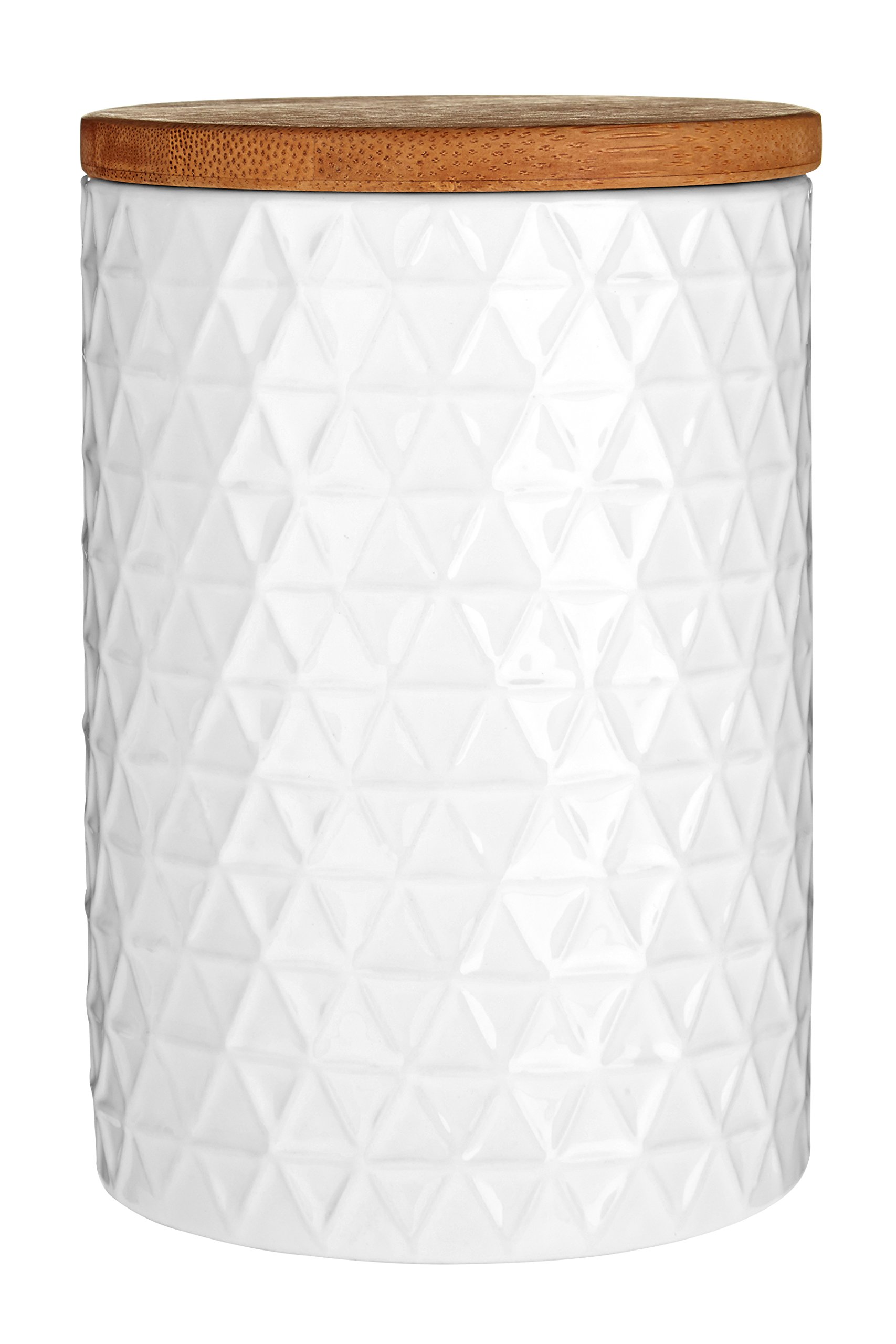 Premier Housewares Tri Canister, Plastic, White