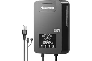 DEWENWILS 300W Low Voltage Landscape Transformer,120V AC to 12V/14V AC Low Voltage Transformer, Weatherproof Outdoor Landscape Lighting Transformer for Garden Lights, Spotlights, Steplights