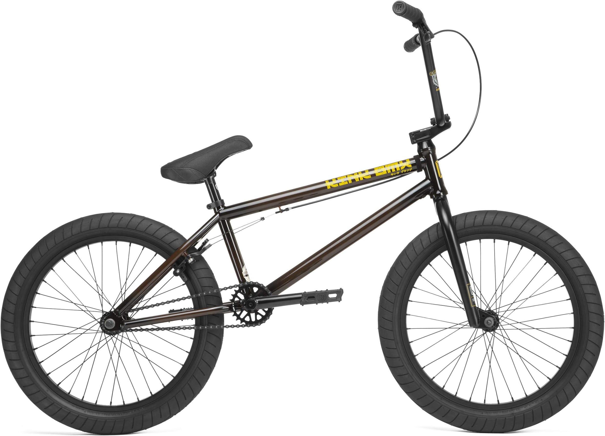 Kink Gap 20" 2020 Cassette BMX Freestyle Bike (20.5" - Gloss Rootbeer Fade)
