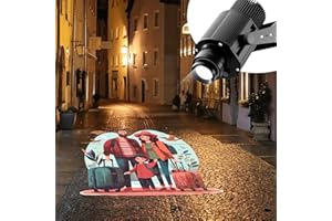 ARXENOVATH GOBO Projector Custom LED Logo Projector for Business Stage Indoor Outdoor - GOBO Projector Floor Lights 110w