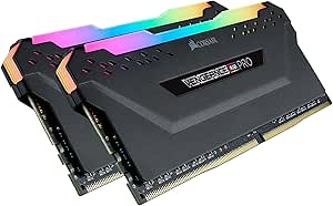 Corsair Vengeance RGB Pro 32GB (2x16GB) DDR4 3200 (PC4-25600) C16 Desktop Memory - Black