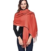 HOYAYO Extra Large Thick Pashmina Shawl Wraps - Wool Soft Winter Warm Scarves Travel Blanket for Women