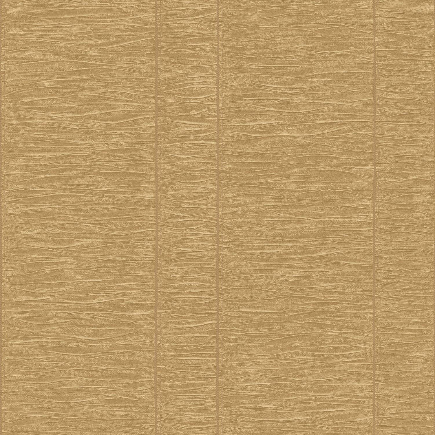 Galerie G67641 Palazzo Textured and Striped Design Wallpaper, Gold, 10m x 53cm