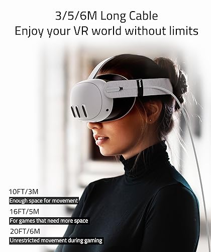 Syntech Link Cable 20 FT Compatible with Meta/Oculus Quest 3