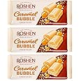 Roshen "Aerated" Fine Caramel Bubble Chocolate Bar, Kosher and Halal (2.82 oz/80 grams) Pack of 3