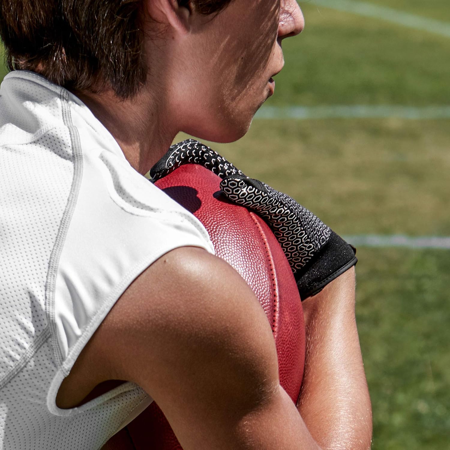 Cutters Football Glove Game Day Receiver. Silicone Grip Glove for Receivers. Adult and Youth Sizes : Sports & Outdoors