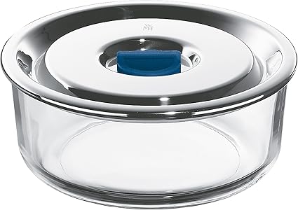 Wmf Top Serve Vershouddoos Glas Rond 15 X 8 Cm Insnijdoos Glas 0 7 L Met Luchtdicht Deksel Vers Ventiel Bewaarglas Kaasblik Amazon Nl