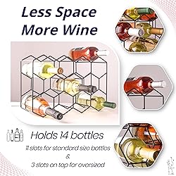 Gusto Nostro Countertop Wine Rack - 14 Bottle