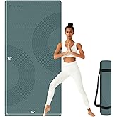 PAIDU Large Yoga Mat, 72" x 36" x 2/5"(10MM) Thick Non-Slip Exercise Mat, SGS-Certified POE Material, Ideal for Home Gym, Yoga, Pilates, Fitness Workouts & Floor Mat