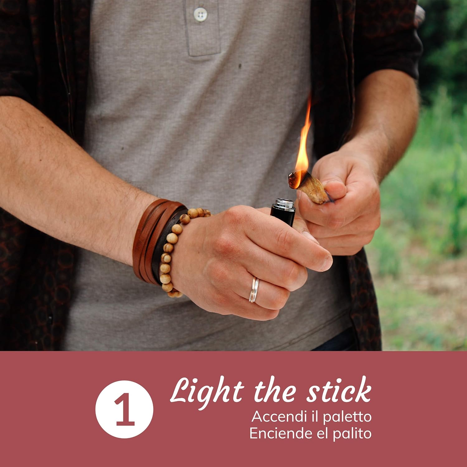 PALOSANTO, Palo Santo Sticks Popular Ayabaca from Peru, 13 Wood Sticks 10cm, Natural Incense for Stress Relief and Meditation - Image 5