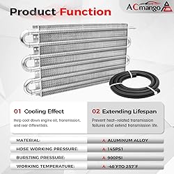 6 Pass Ultra-Cool Tube And Fin Transmission Cooler