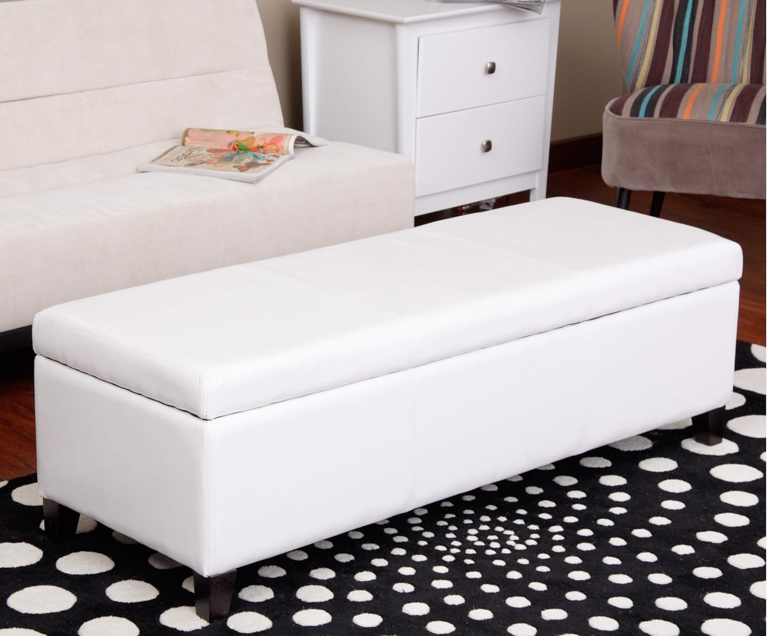 Best bed storage ottoman modern
