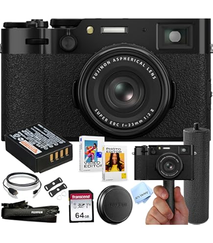 富士フイルム FUJIFILM X100VI Black FUJIFILM X100VI Digital Camera (Black)