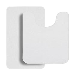 Bosap Bathroom Rugs Set 2 Pieces,Thin Bathroom