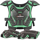 Kids Dirt Bike Gear Motocross Chest Protector Motorcycle Protective Gear Armor Vest Knee Guards Elbow Pads Dirt Bike Riding Gear for Baby Biker ATV