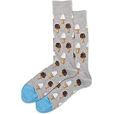 Hot Sox Men's Fun Food and Drink Crew Socks (1-Pack)