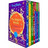 Enid Blyton THe Magical Worlds Complete Collection 7 Books Box Set (Magic Faraway Tree, Enchanted Wood, Folk of the Faraway Tree, Adventures of the Wishing-Chair &amp; MORE!)