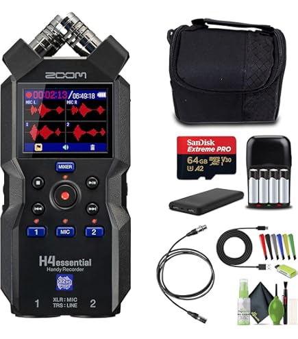 VOIR Hard EVA Case For Zoom Audio Recorders - Protective Storage Bag For H1, H2N, H4N, H5, H6, F8, Q8 Models
