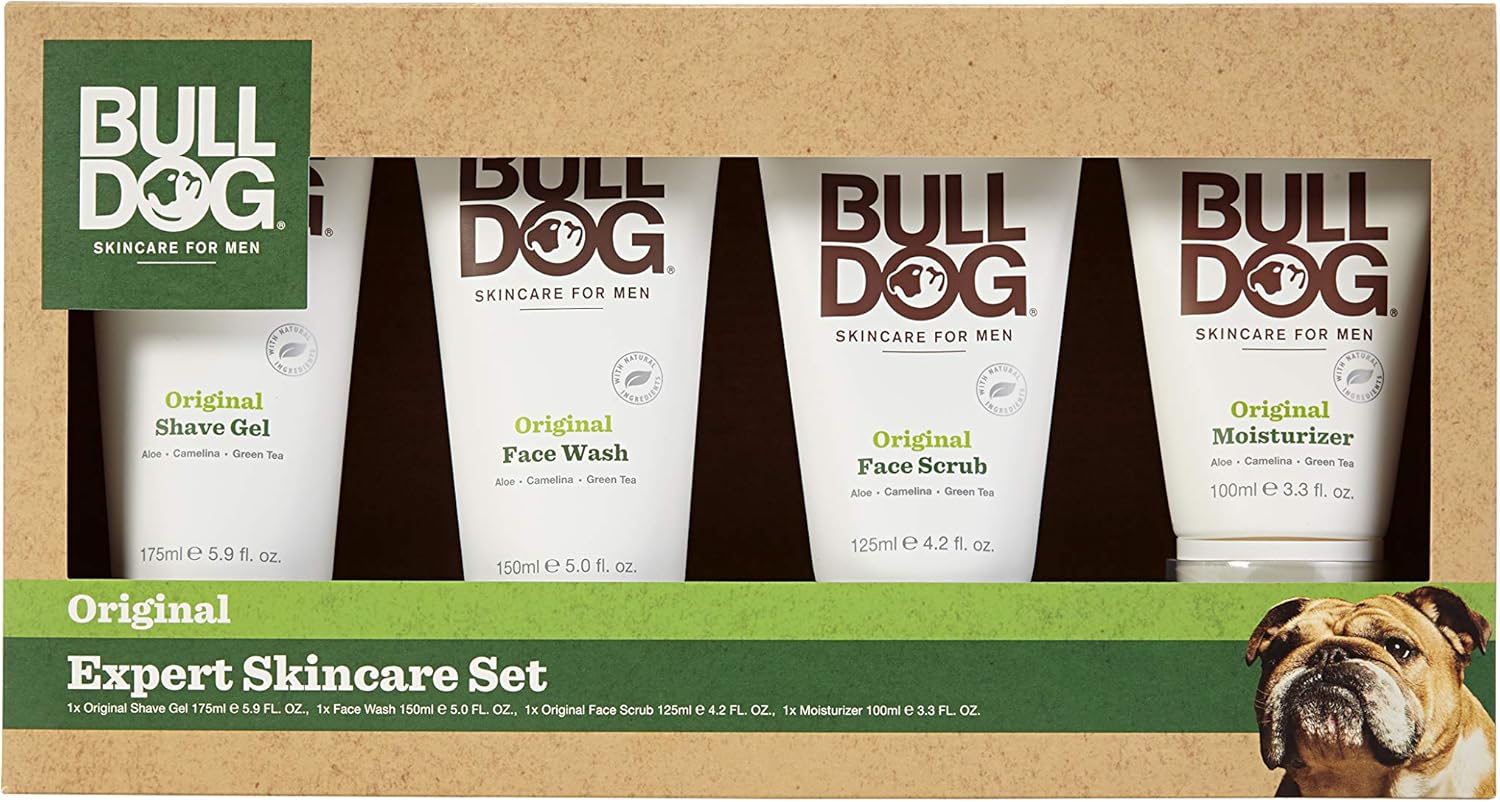 Bulldog Mens Skincare & Grooming Original Expert Skincare Set Including