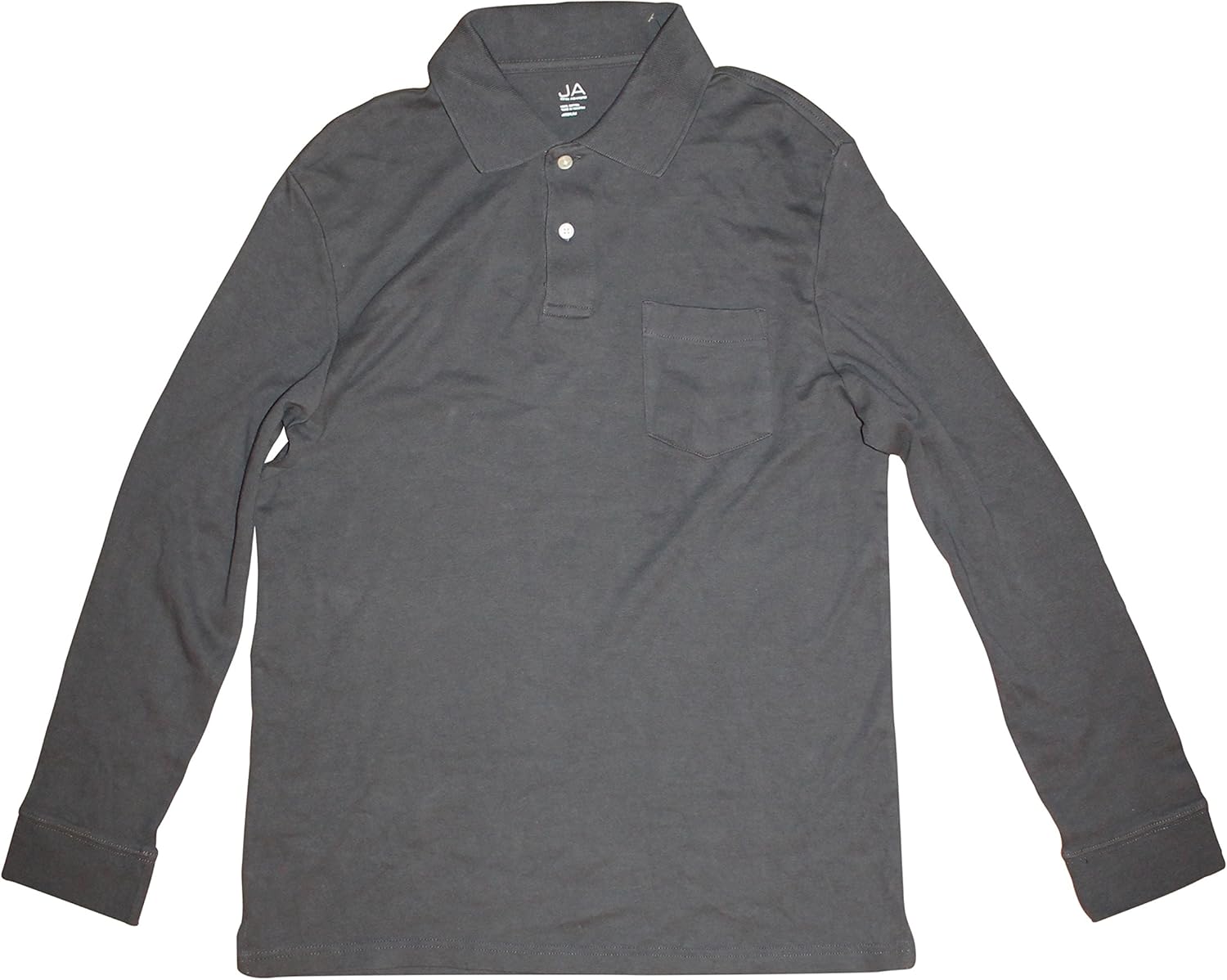 John Ashford Essentials Mens Short Sleeve Polo Shirt (Medium, Nine Iron Gray) at Amazon Menâs 
