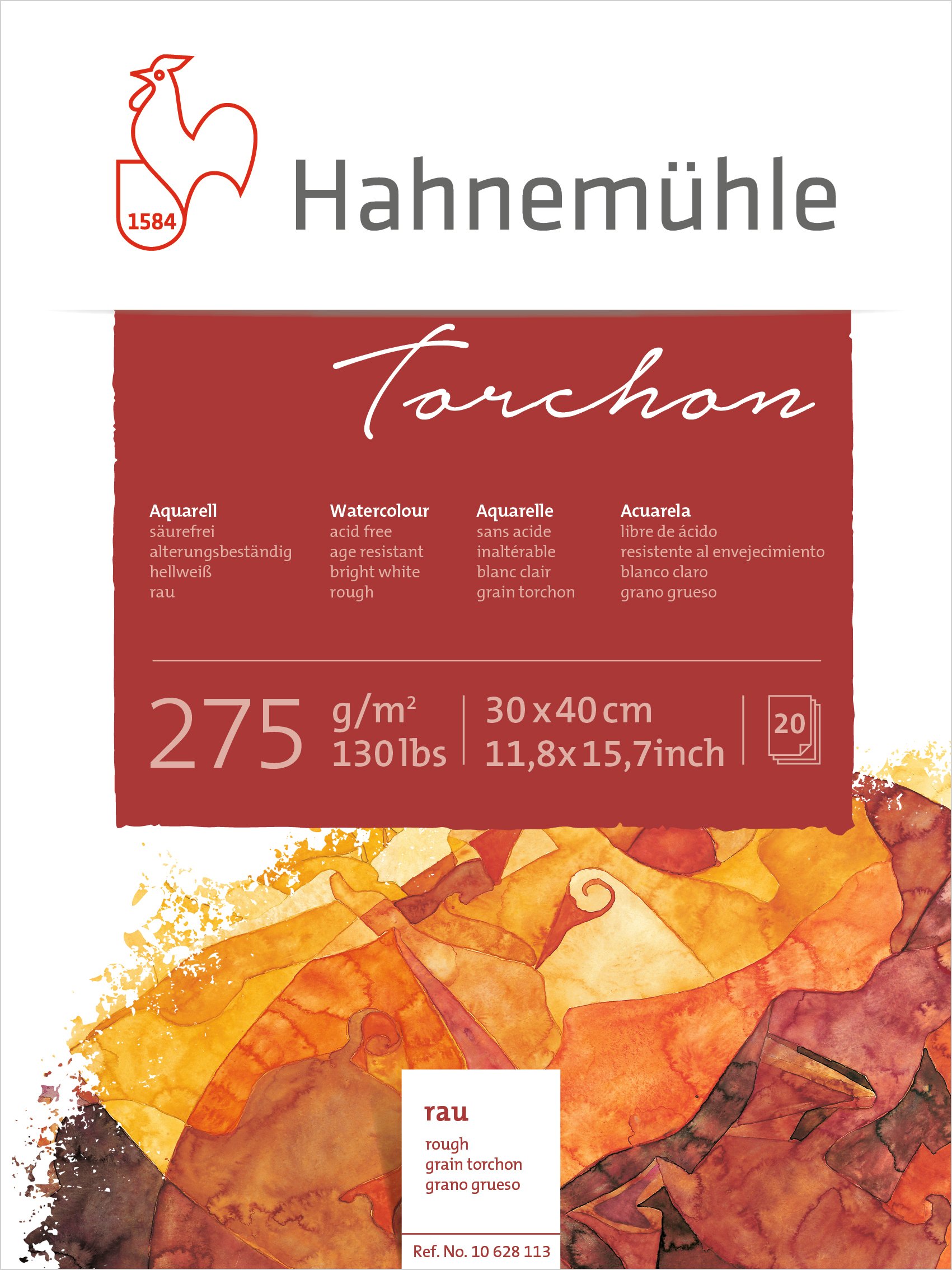 Hahnemuhle Torchon 275gsm Block - 30 x 40cm