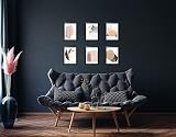 pf+a REAL GLASS Set of 6 A4 Black Photo Frames Certificate Frames Multipack A4 view 2