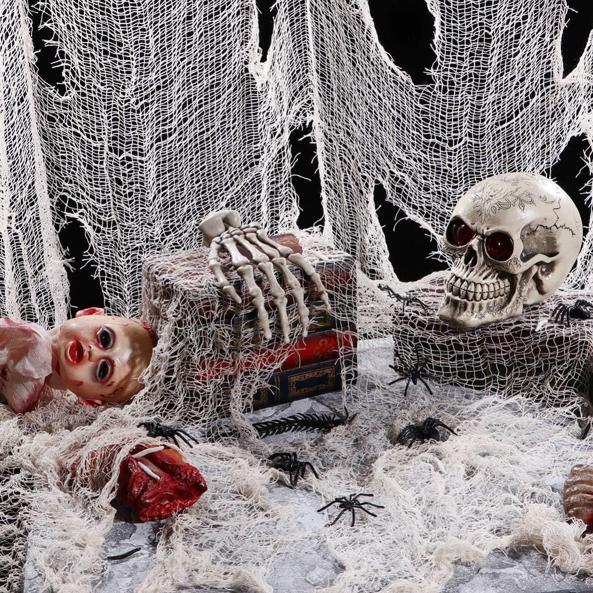 Halloween Gauze Halloween Party Decoration Gauze for Entryways Party