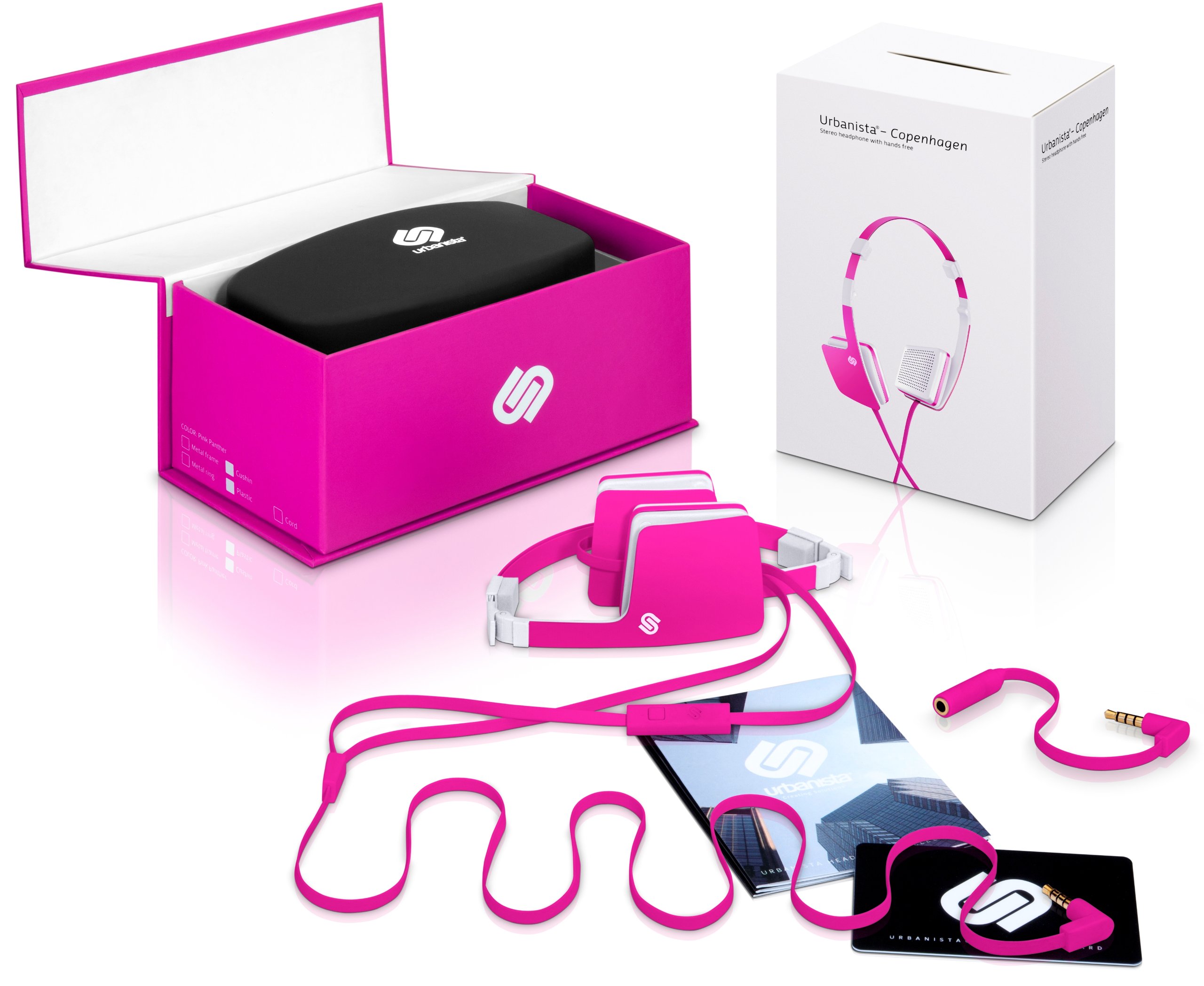 Urbanista Copenhagen Mid-Size Headphones - Pink