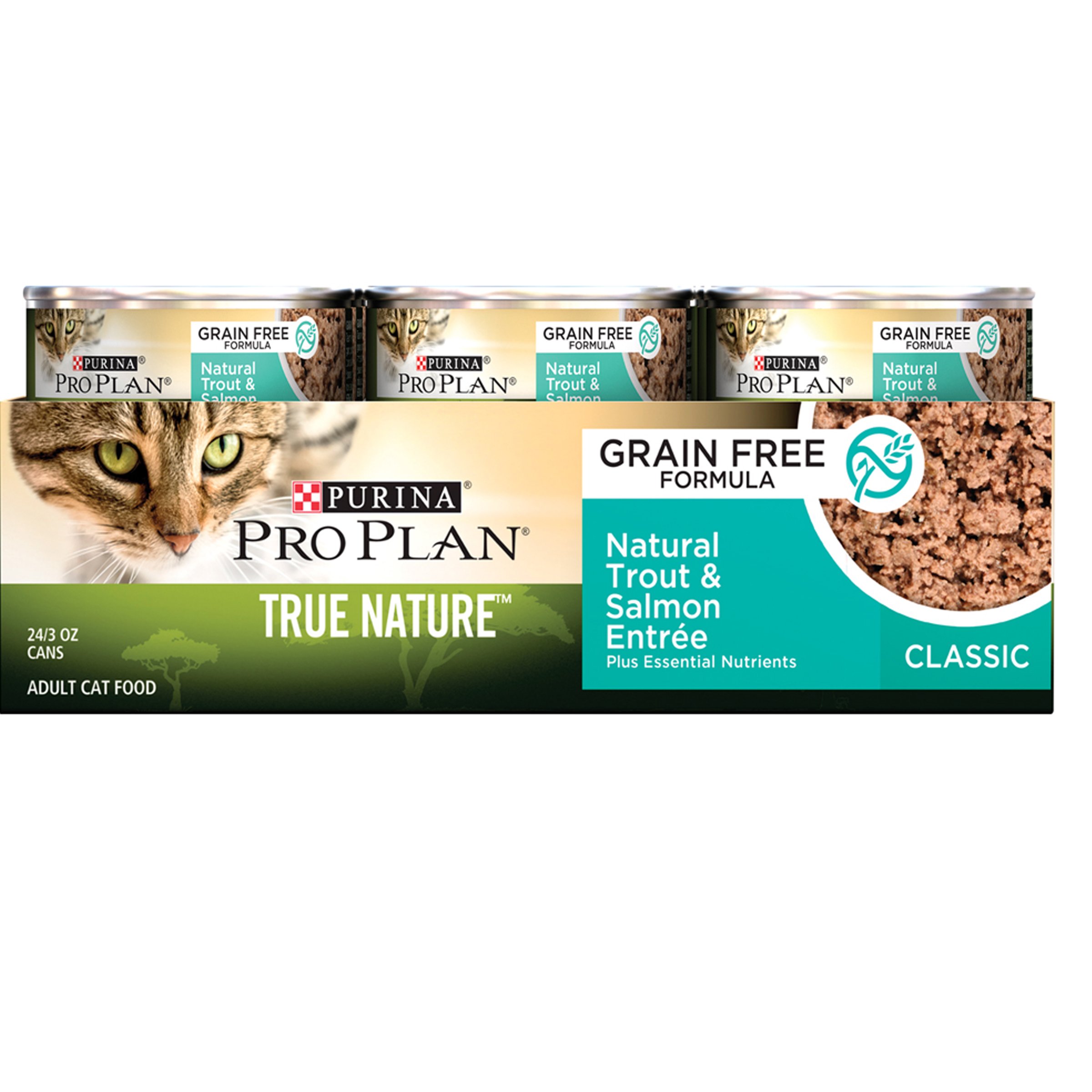 Purina Pro Plan Wet Cat Food, True Nature, Natural Grain Free Adult