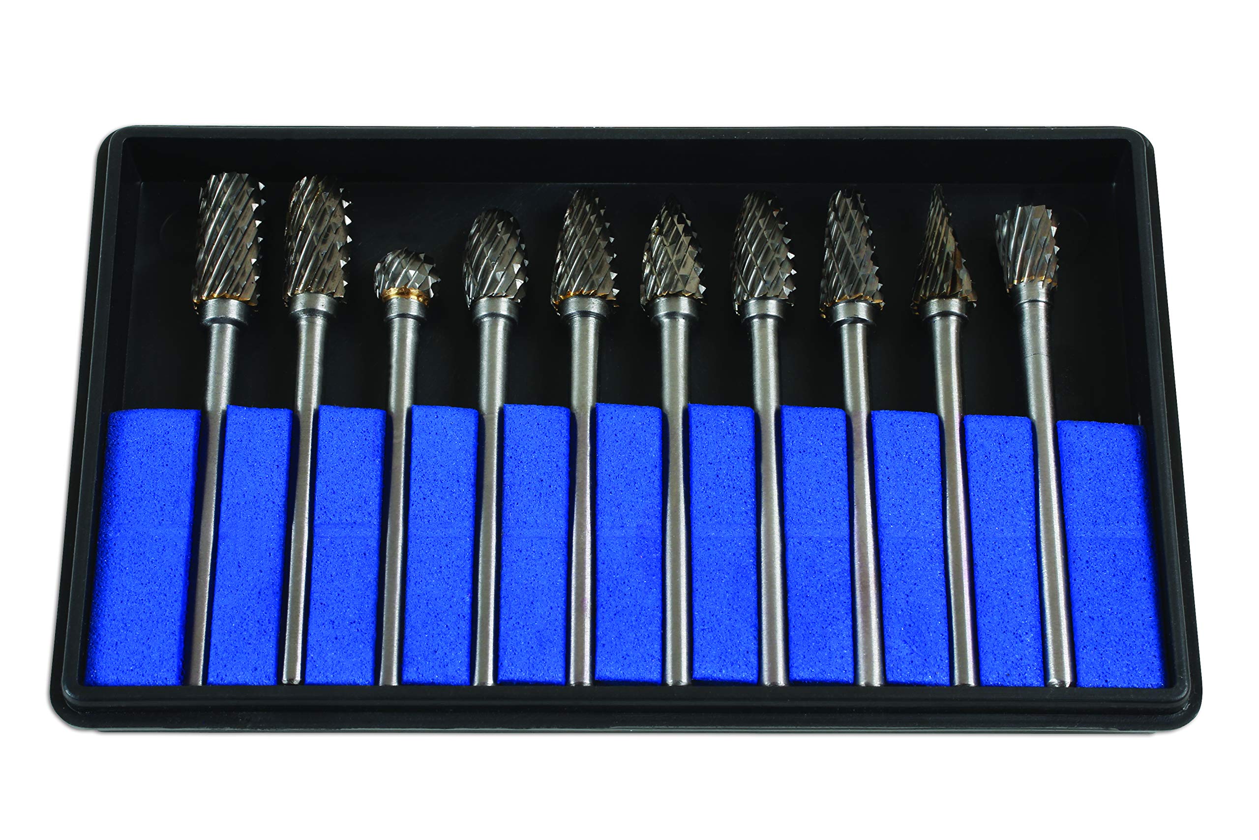 Laser 6989 Tungsten Carbide Burr Set 10pc