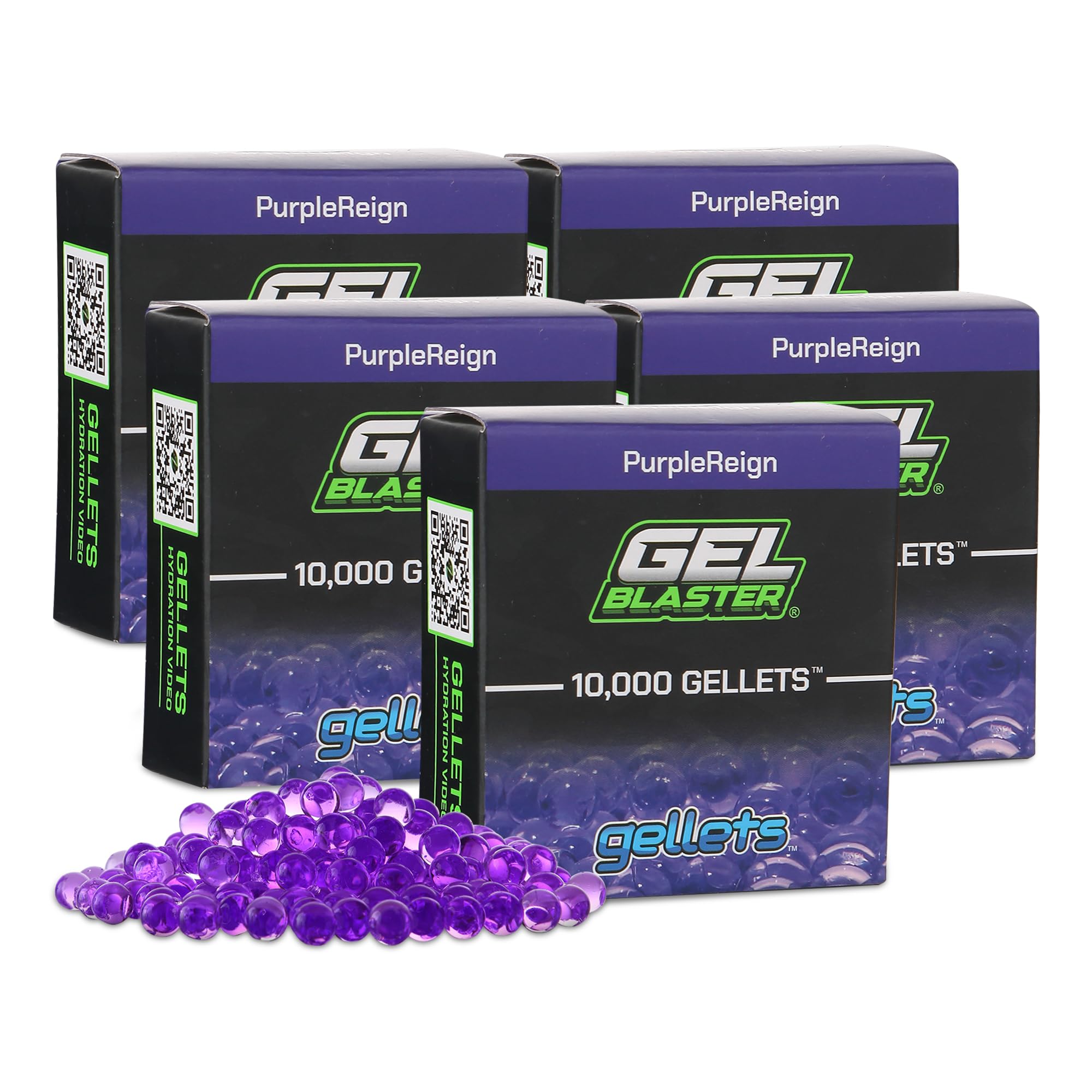 Gel Blaster 50,000 Gellets Refill Ammo - Purple - Non-Toxic, Water Based Gel Balls - Made Specifically for Gel Blaster, for Ages 14+