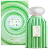 Atralia Matcha Latte Eau de Parfum – Sweet & Long Lasting Gourmand Perfume Inspired by Matcha Tea with Vanilla, Toffee & Tonka Beans – Unique Unisex Fragrance, Everyday Wear & Gift