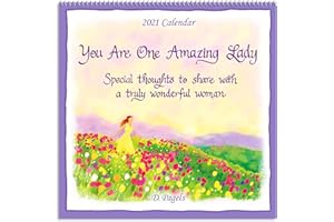 Blue Mountain Arts 2021 Wall Calendar "You Are One Amazing Lady / Special thoughts to share with a truly wonderful woman" 12 x 12 in. 12-Month Hanging Wall Calendar, by Douglas Pagels