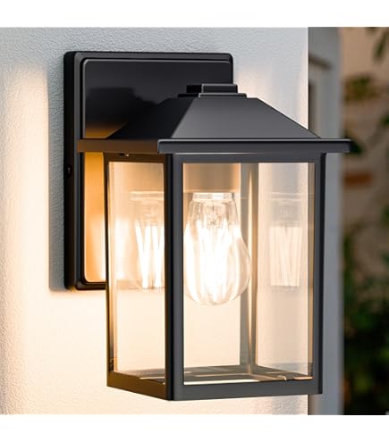 Amazon.com: Hampton Bay Black Outdoor LED Wall Lantern : Tools