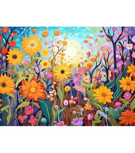 Cross & Glory Puzzle 1000 Pezzi Per Adulti - Dragonfly Dreams: Koi & Lilies Adventure, Arte Naturale Vibrante, Ecologico, 50x68 Cm