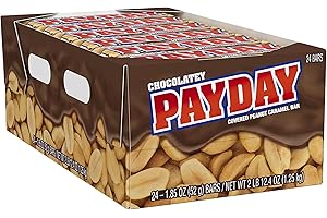 HERSHEY'S PAYDAY, Chocolatey, 1.85 oz. (Pack of 24)