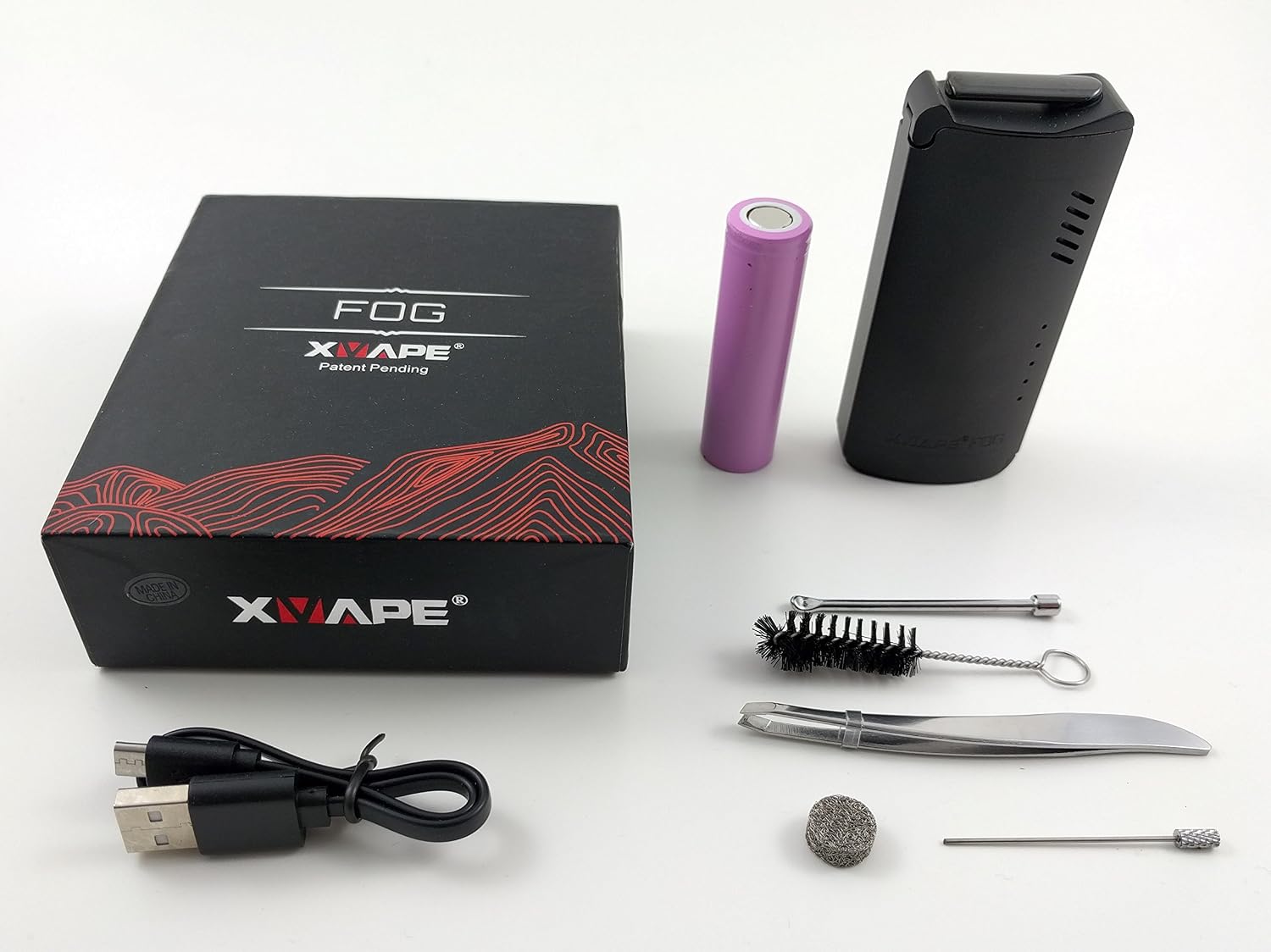 Convection Vaporizer XVAPE FOG Metal Housing und Ceramic Mouthpiece - Premium Vaporiser mit changeable 2600 mAh Battery - Vape for Herbs, Wax and Oils - Image 3