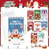 SULOLI 16PCS Kids Christmas Xmas Pencils Erasers Mini Notepads Set view 3
