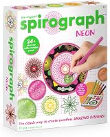 Spirograph Neon Set 30 Piece | Create Designs | Ages 8+ view 1