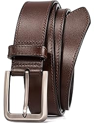 WOLFANT Men's 35mm Dress Casual Belt,100% Italian