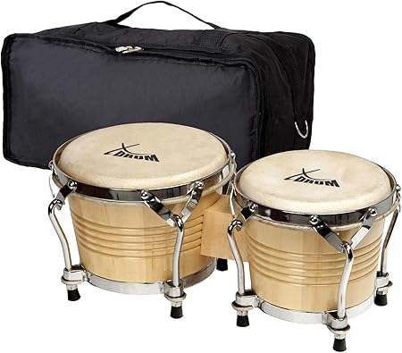 Set de XDrum Bongo Pro Natural (incl. funda de bongos): Amazon.es: Instrumentos musicales
