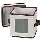 Household Essentials Saucer Storage Box, Holds 12