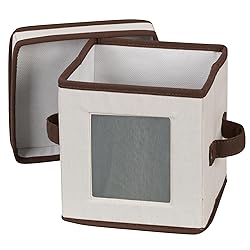 Household Essentials Saucer Storage Box, Holds 12