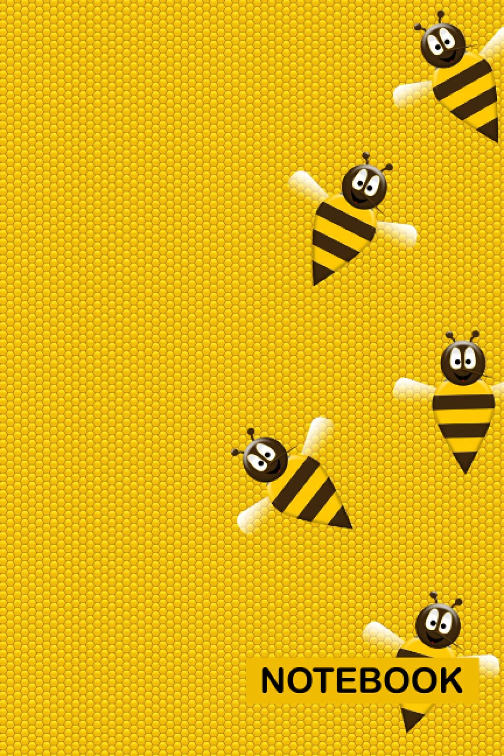 Cute Bee Notebook: Journal for Bee Lovers/Diary With Lined Pages, Perfect For Notes Taking(120 pages - 6 x 9 inches)