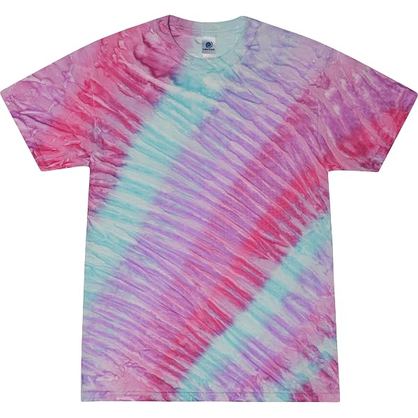Valentine's Day Shirts For Women - Tie Dye Love Heart Graphic T-Shirt, Short Sleeve Casual Tee