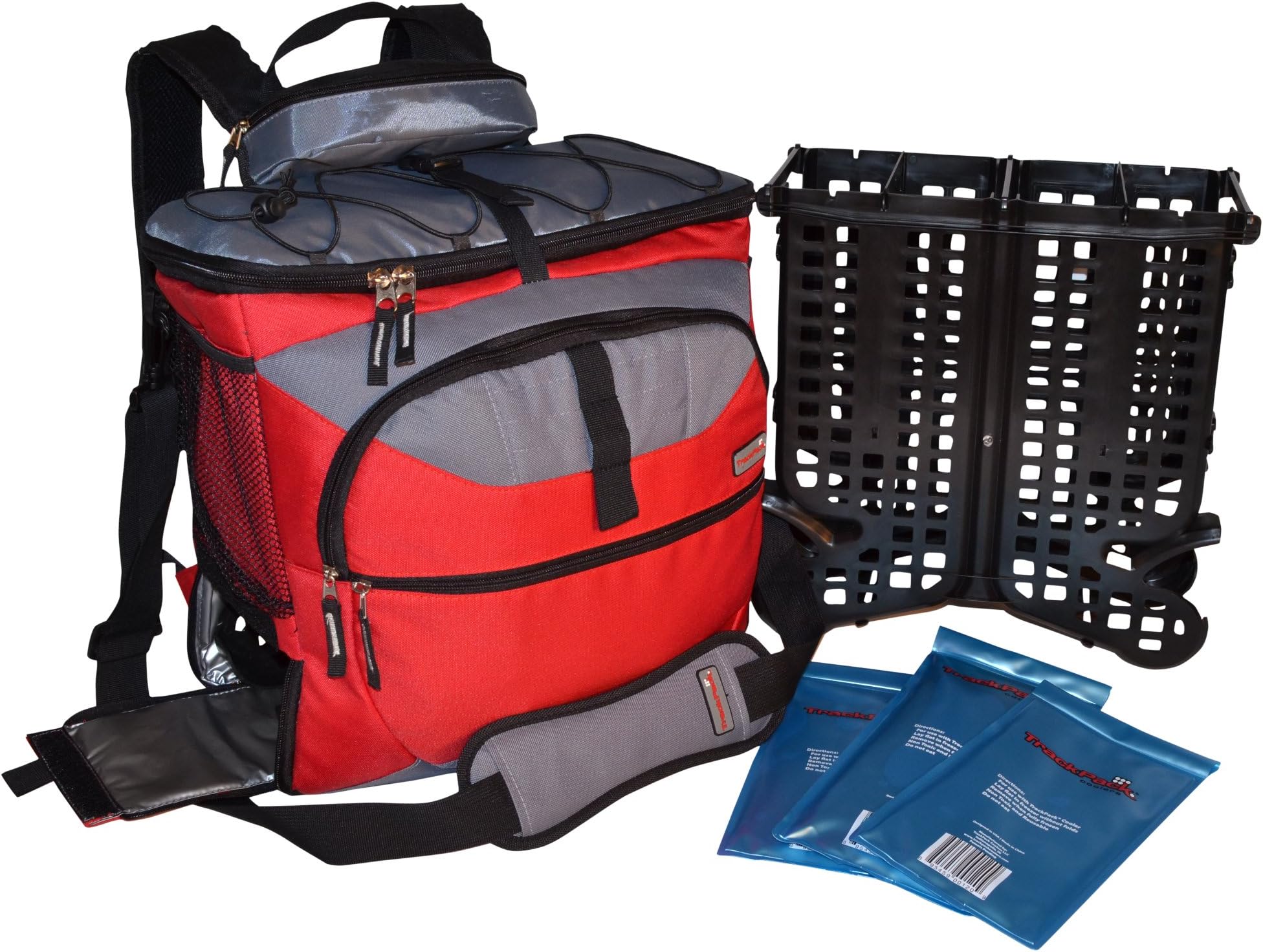 TrackPack Drink Dispensing Backpack Cooler - Red