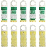 Scaffold Status Holder and Tags, 10 Holder, 10 Scaffold Tags, 11-3/4" Height, 3-1/2" Width (Set of 10)