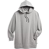 TomboyX Eco Fleece Hoodie, Pullover Drawstring, All Day Comfort (XS-4X)