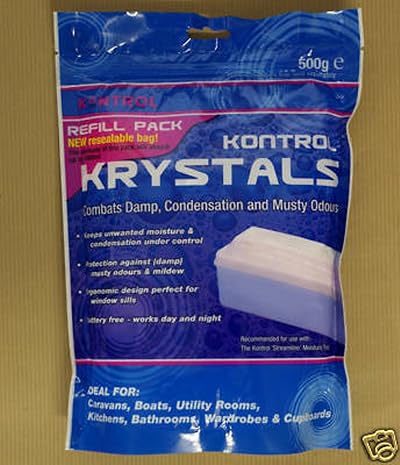 Kontrol Krystals Dehumidifier Replacement Crystals 500g Absorbent Refill