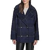 Levi's Women's Wool Blend Peacoat With Removable Sherpa Collar